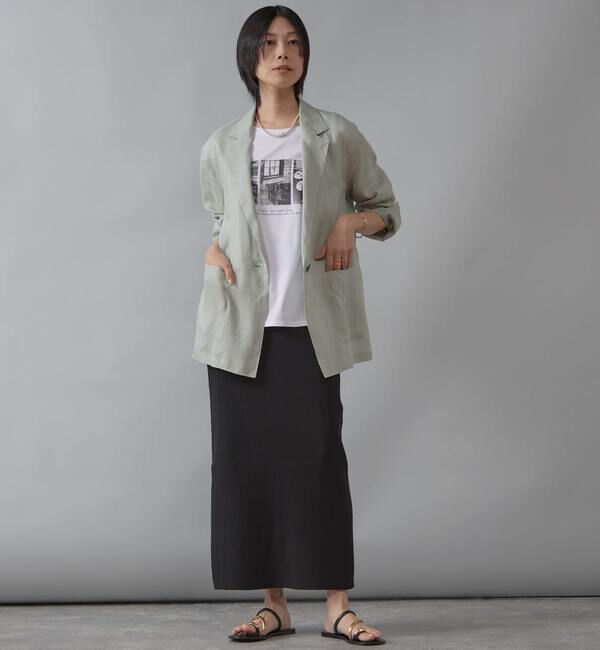 Liesse「リネンライトジャケット」|テーラードジャケット|