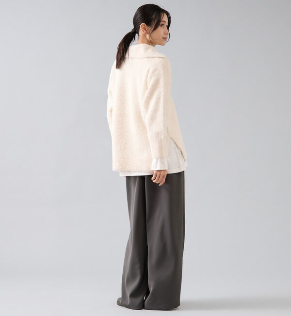 Liesse「セーラーカラーフェザーニット」|ニット・セーター|