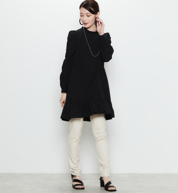 SOFFITTO「ポコポコチェックミニワンピース」|ワンピース|