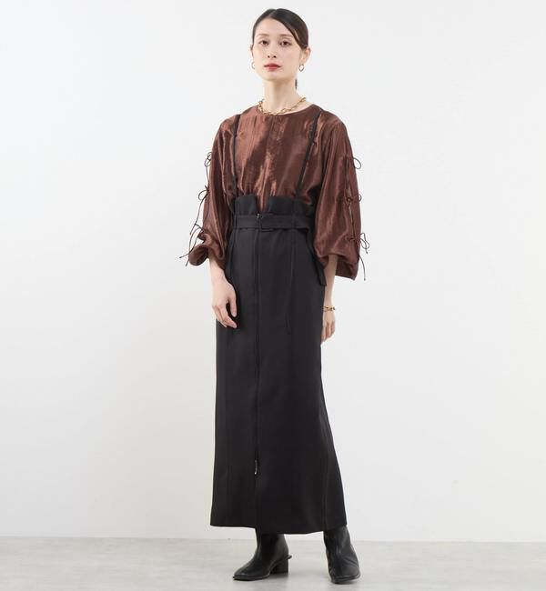 Soffitto「ストレッチ2WAYキャミワンピース」|ワンピース|ブラック