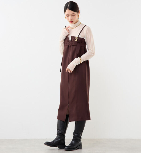 Soffitto「ストレッチ2WAYキャミワンピース」|ワンピース|