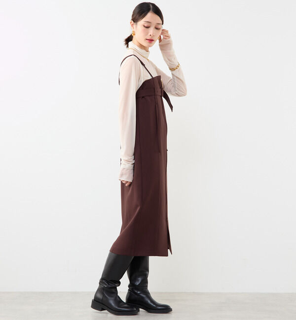 Soffitto「ストレッチ2WAYキャミワンピース」|ワンピース|