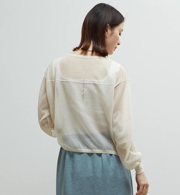 Soffitto「シアーニットオーバーサイズプルオーバー」|ニット・セーター|