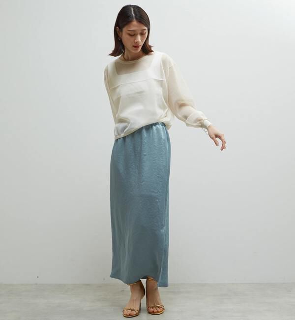 Soffitto「シアーニットオーバーサイズプルオーバー」|ニット・セーター|