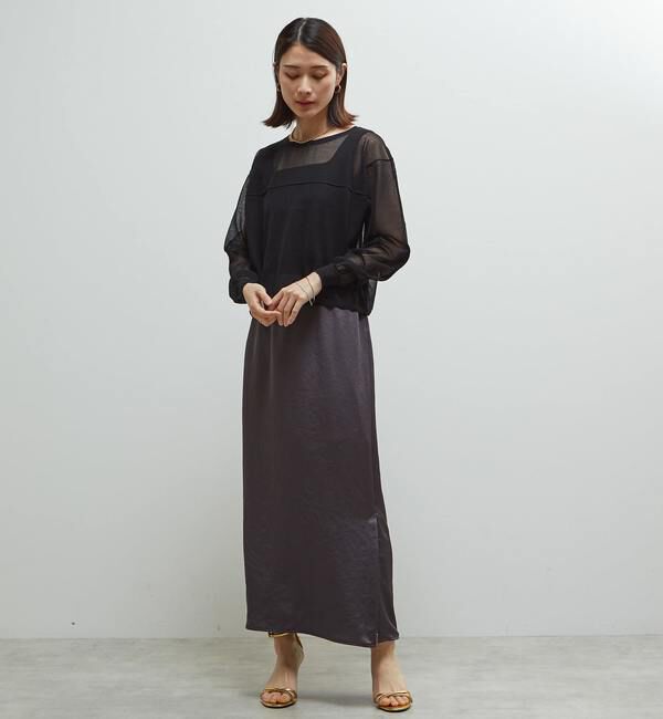 Soffitto「シアーニットオーバーサイズプルオーバー」|ニット・セーター|