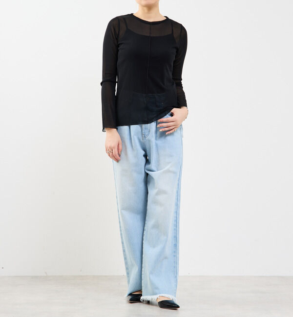 Soffitto「チュールシアープルオーバー」|Tシャツ・カットソー|