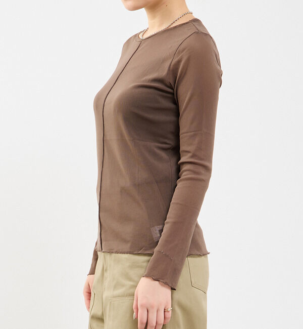 Soffitto「チュールシアープルオーバー」|Tシャツ・カットソー|