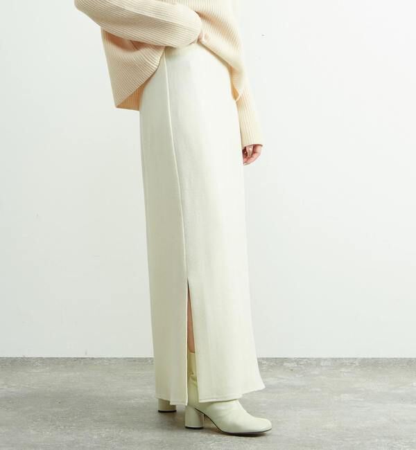 SOFFITTO「圧縮ウールスムースIラインスカート」|スカート|