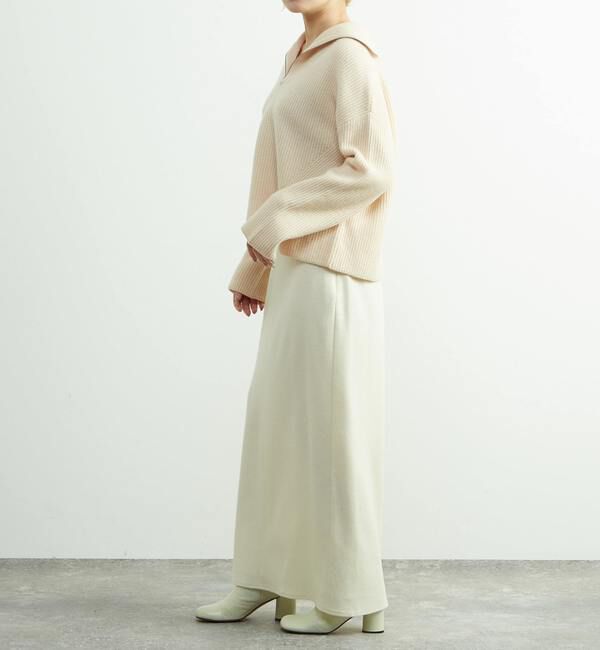 SOFFITTO「圧縮ウールスムースIラインスカート」|スカート|