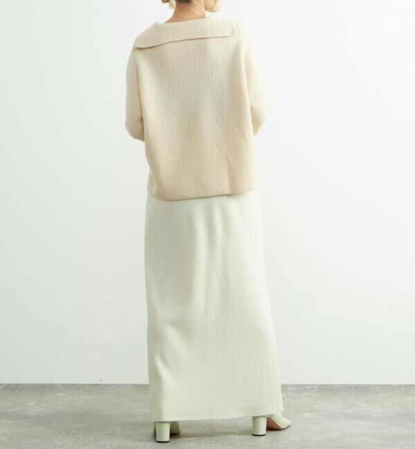 SOFFITTO「圧縮ウールスムースIラインスカート」|スカート|