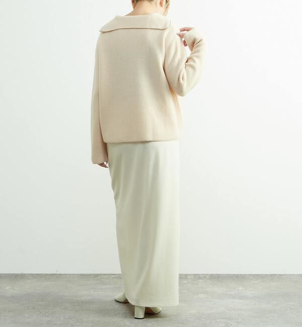 SOFFITTO「圧縮ウールスムースIラインスカート」|スカート|