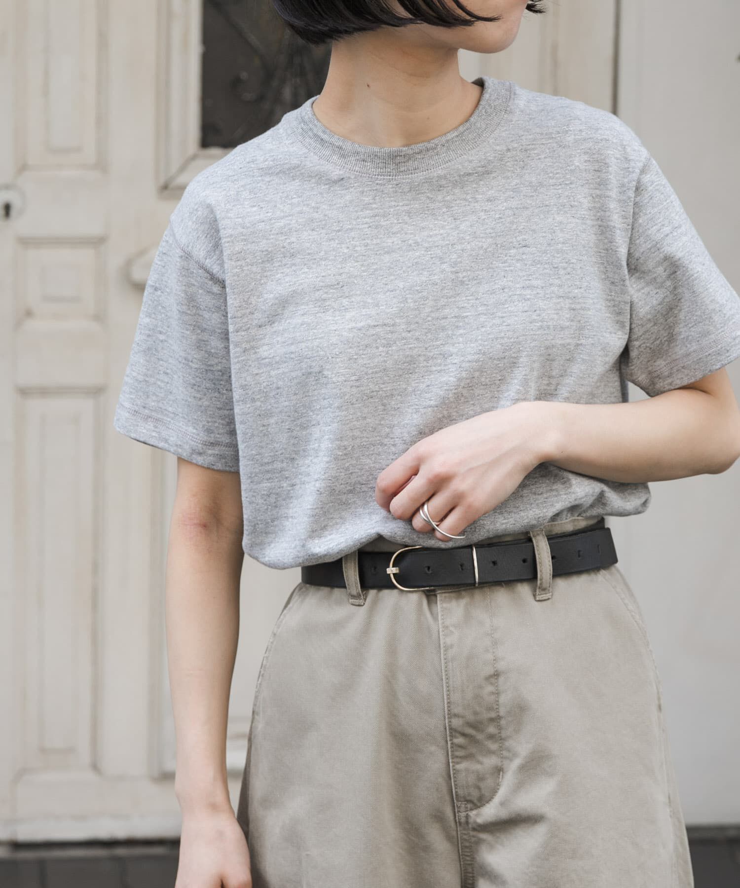 URBAN RESEARCH DOORS「FORK&SPOON　リサイクルコットンショートスリーブTシャツ」|Tシャツ・カットソー|