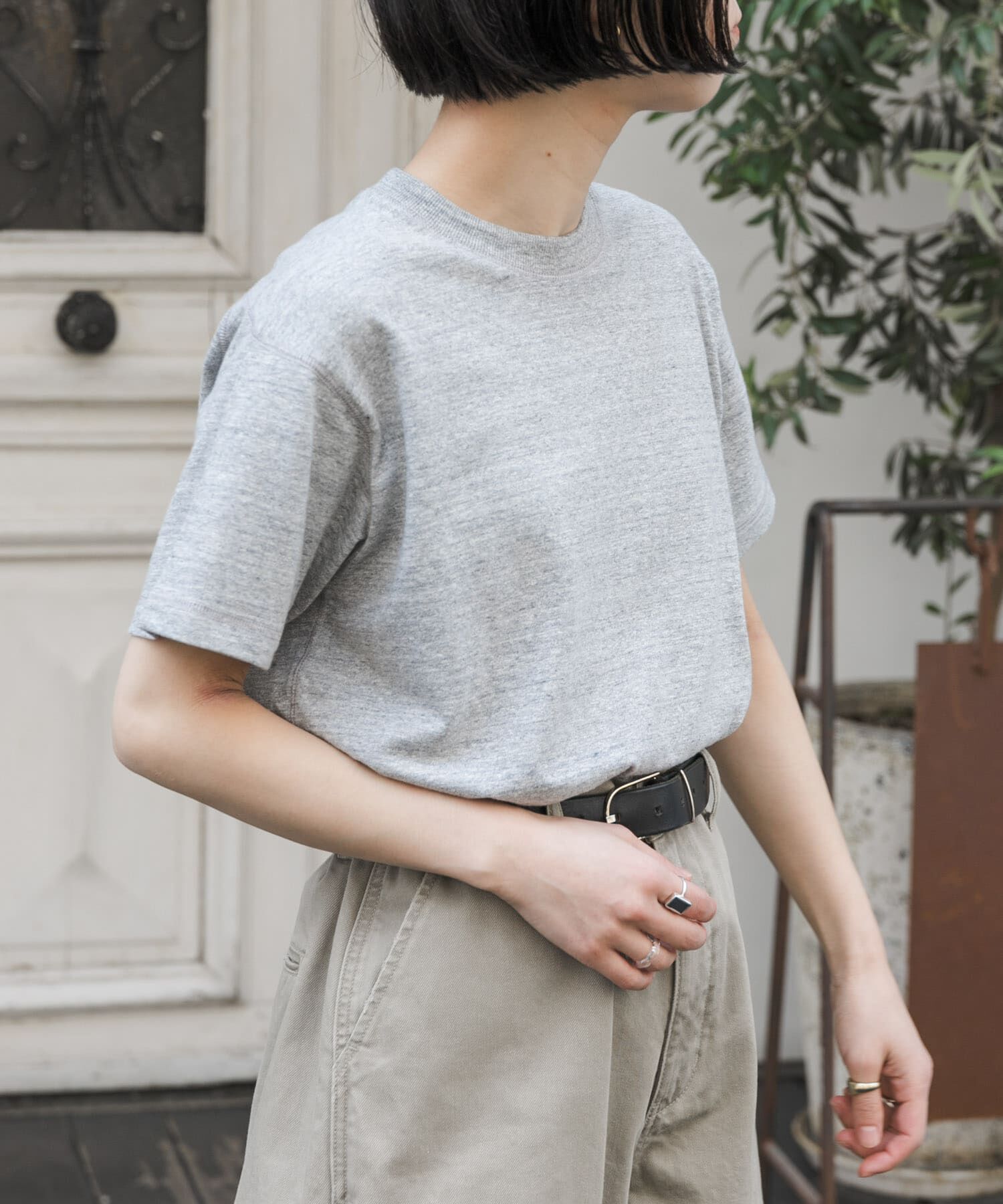 URBAN RESEARCH DOORS「FORK&SPOON　リサイクルコットンショートスリーブTシャツ」|Tシャツ・カットソー|