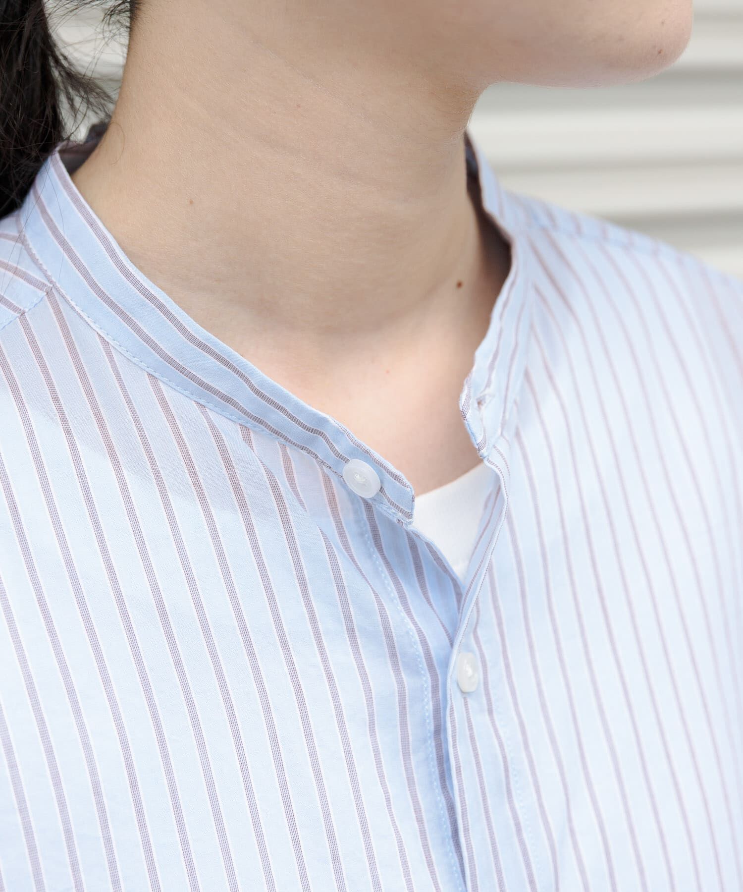 URBAN RESEARCH DOORS「FORK&SPOON　ワイド5分袖シャツ」|シャツ・ブラウス|