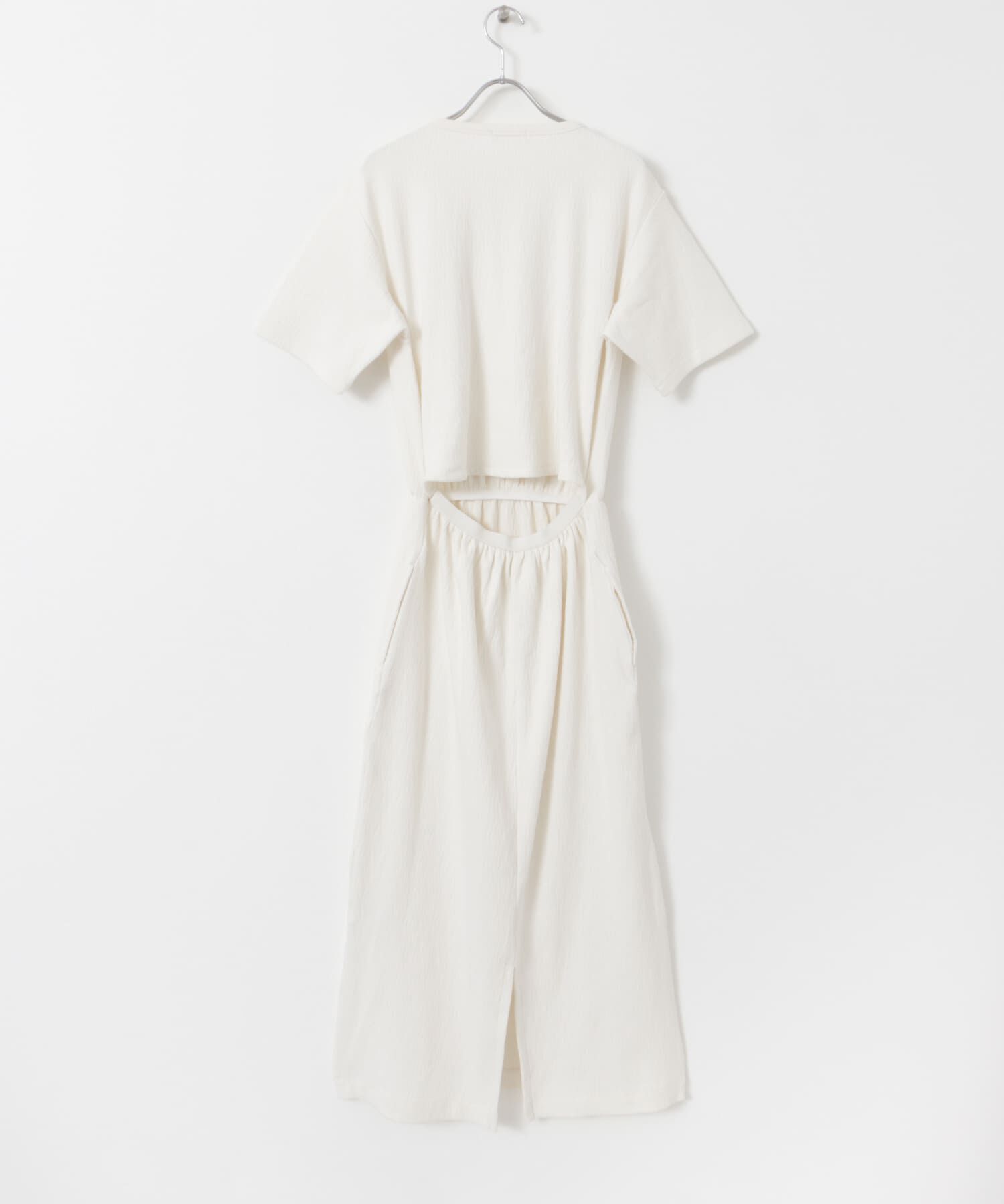 URBAN RESEARCH DOORS「FORK&SPOON　バックレイヤードカットソーワンピース」|ワンピース|