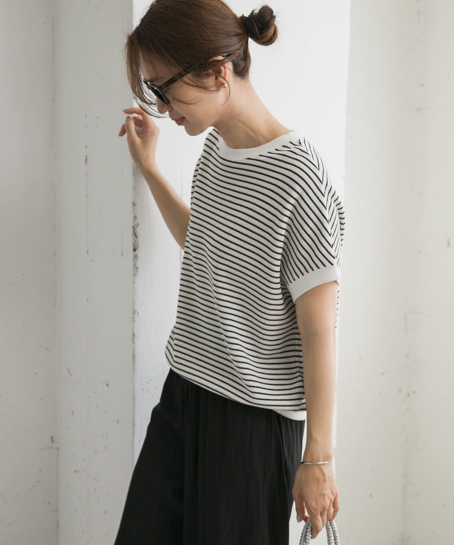 URBAN RESEARCH DOORS「タックフライスフレンチTシャツ」|Tシャツ・カットソー|