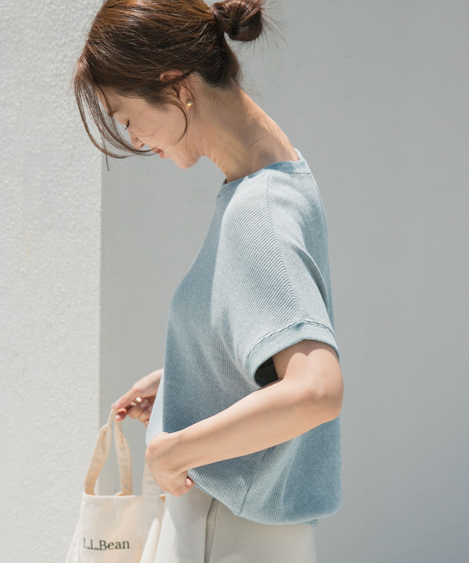 URBAN RESEARCH DOORS「タックフライスフレンチTシャツ」|Tシャツ・カットソー|