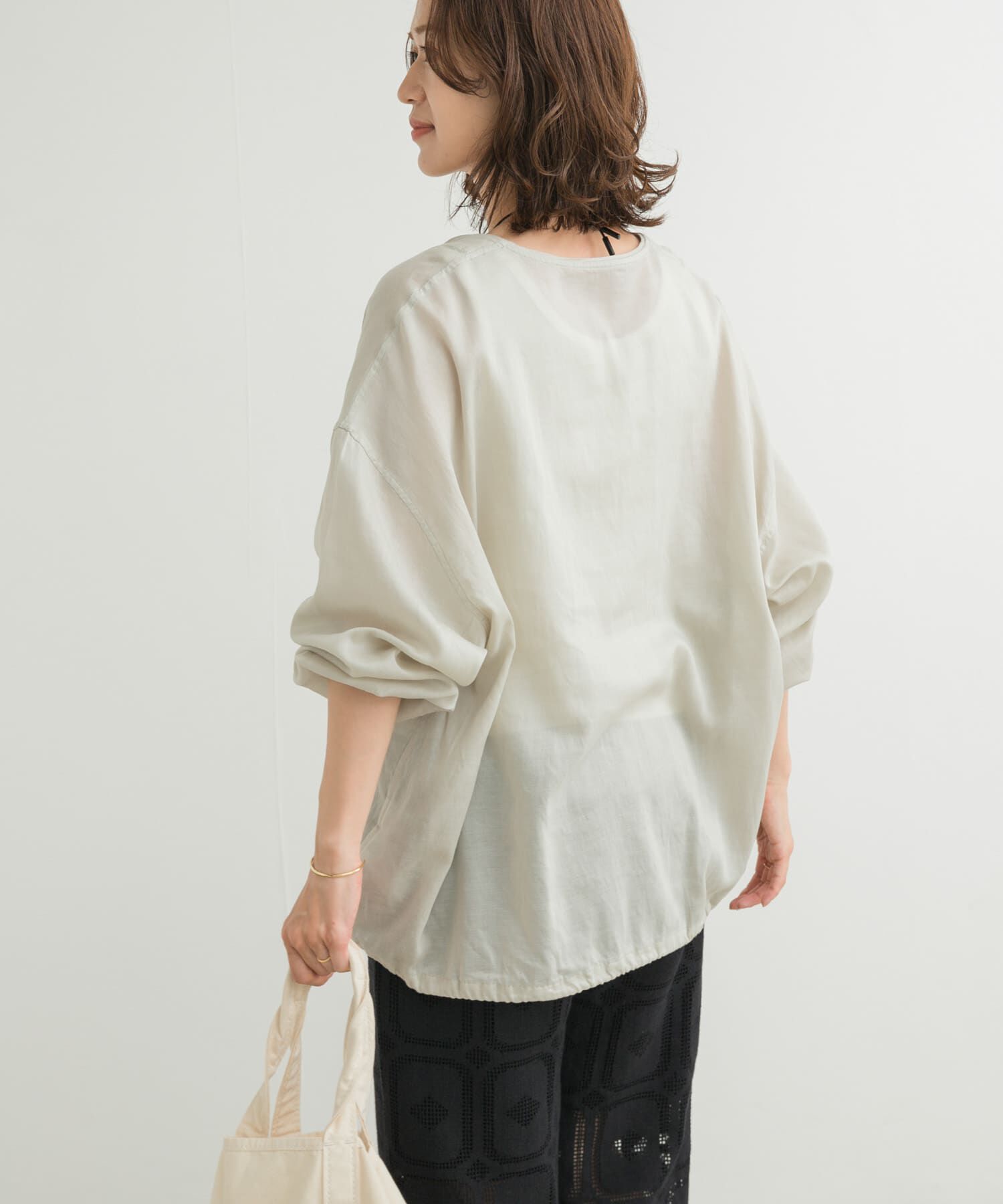 URBAN RESEARCH DOORS「リネンブレンドドロストチュニック」|チュニック|