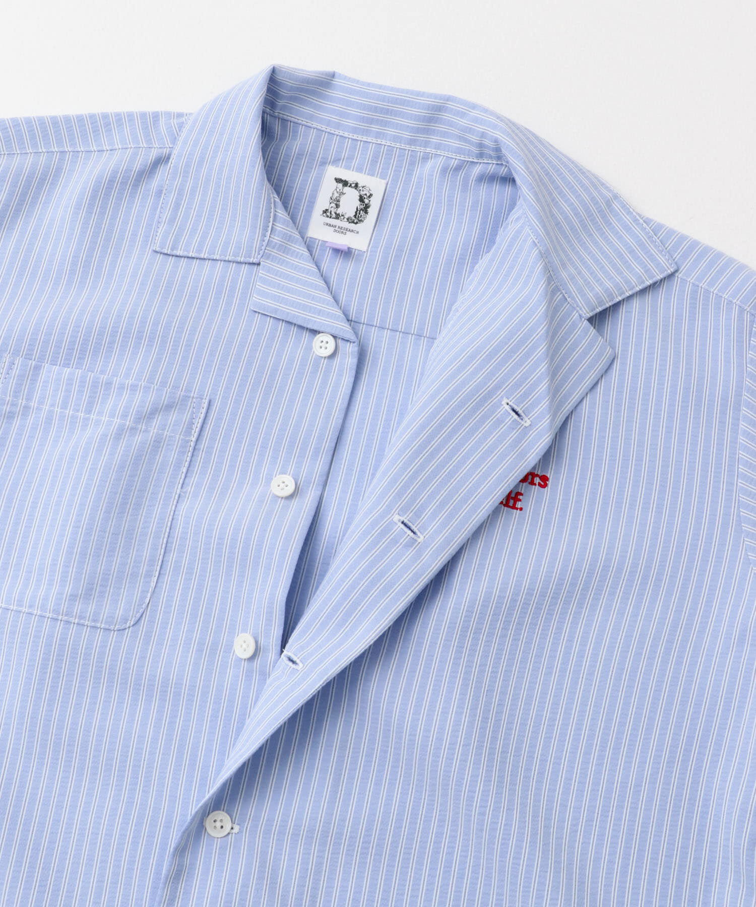 URBAN RESEARCH DOORS「『WEB/一部店舗限定サイズ』ロゴ刺繍ストライプシャツ(KIDS)」|その他|