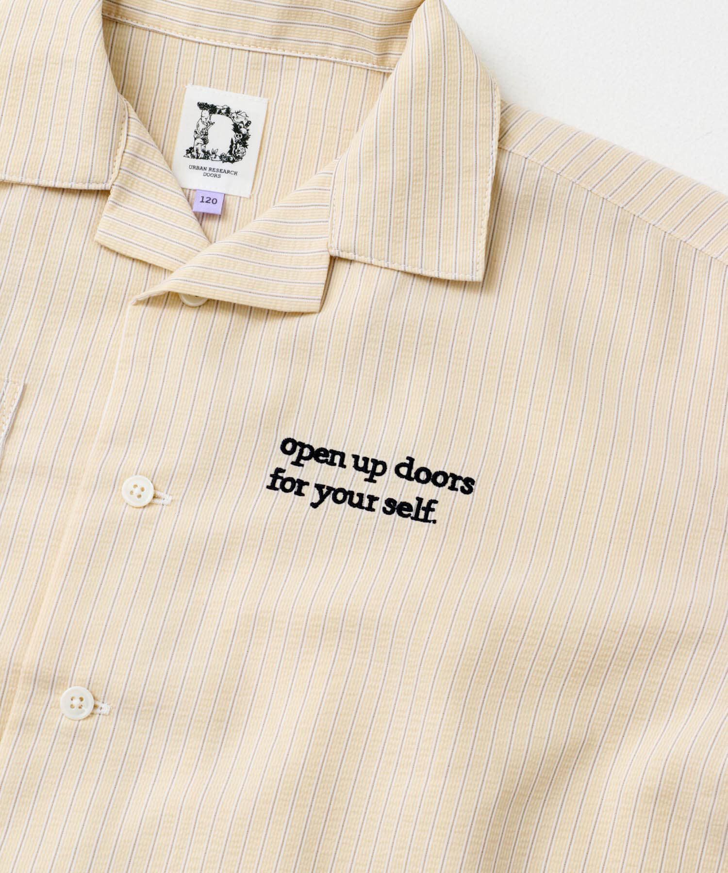 URBAN RESEARCH DOORS「『WEB/一部店舗限定サイズ』ロゴ刺繍ストライプシャツ(KIDS)」|その他|