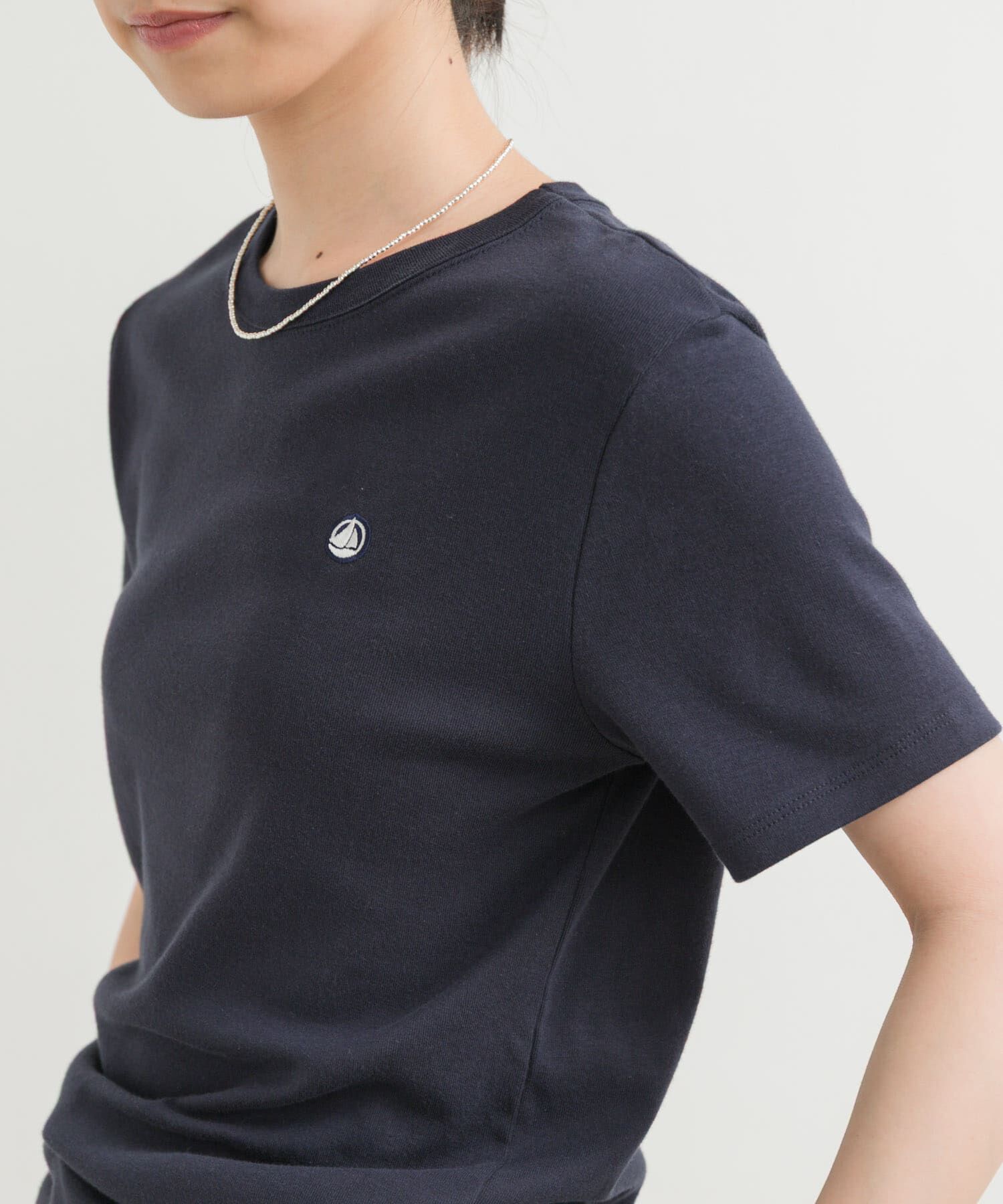 URBAN RESEARCH DOORS「『別注』PETIT BATEAU&times;DOORS　embroideryt-shirts」|Tシャツ・カットソー|