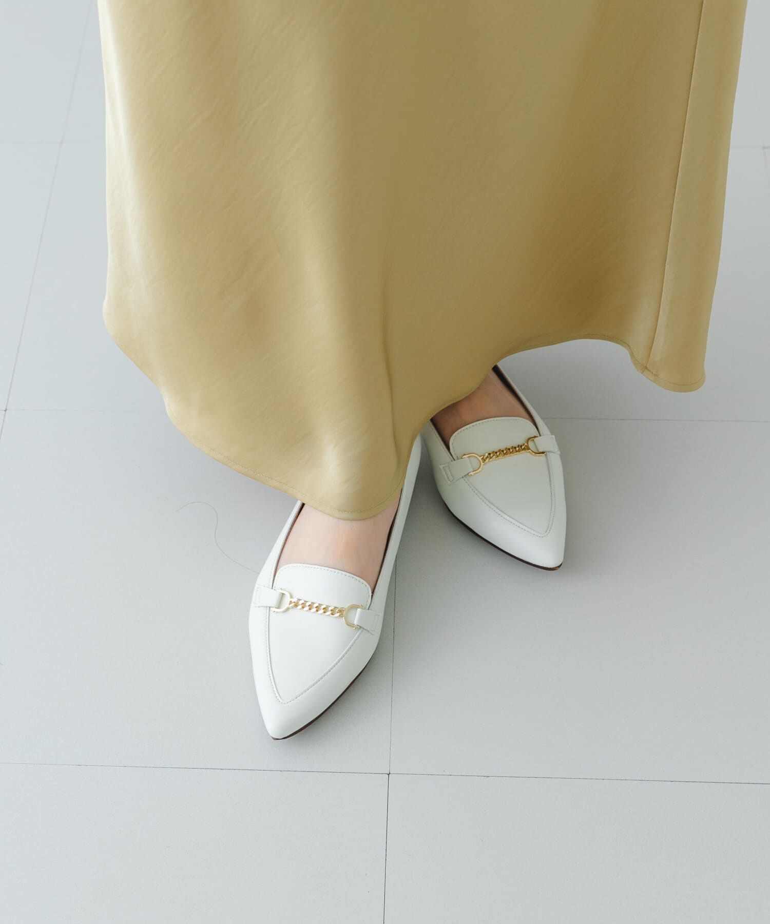 RODE SKO「『MADE IN JAPAN』プチチェーンフラットシューズ」|ローファー|