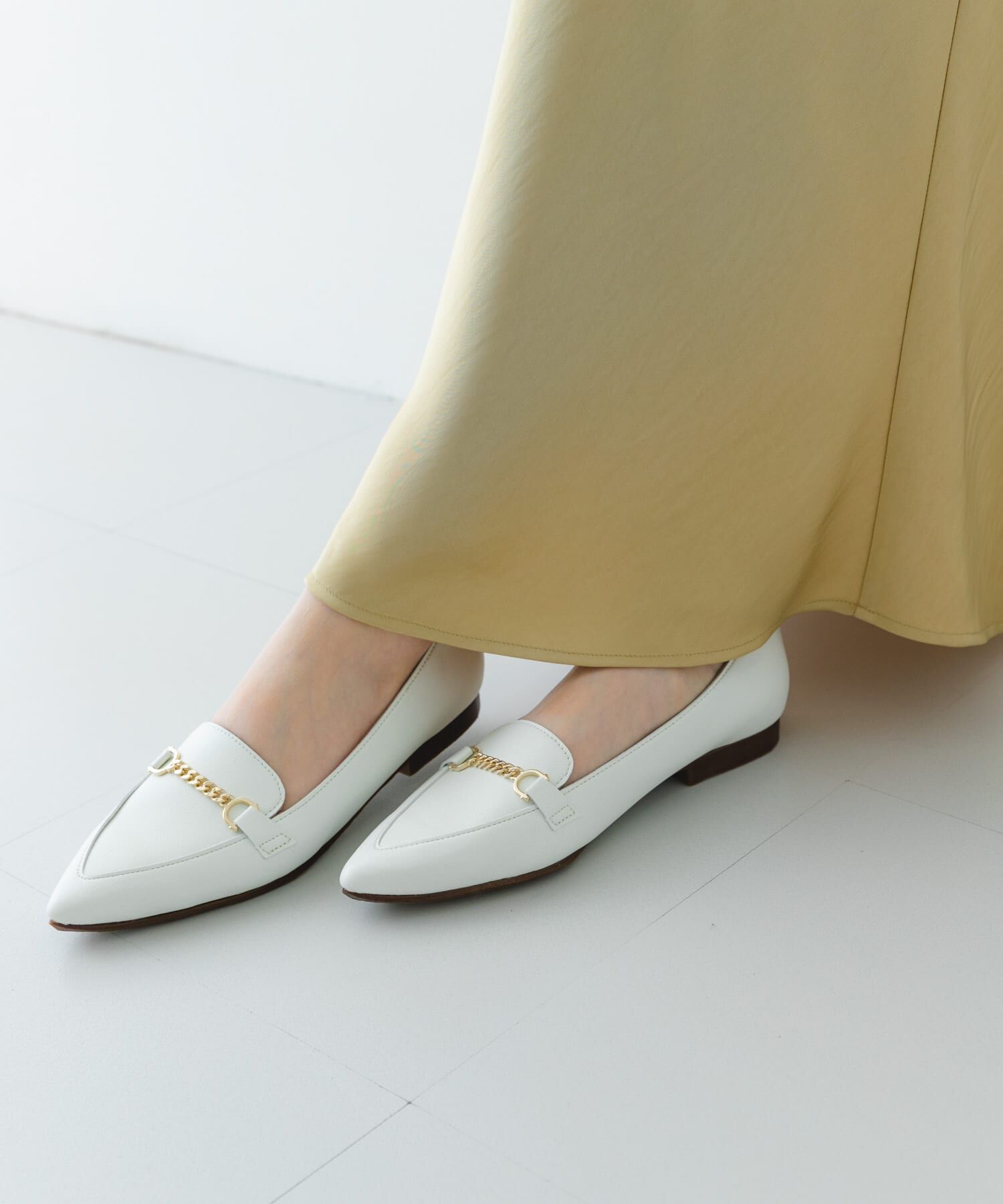 RODE SKO「『MADE IN JAPAN』プチチェーンフラットシューズ」|ローファー|