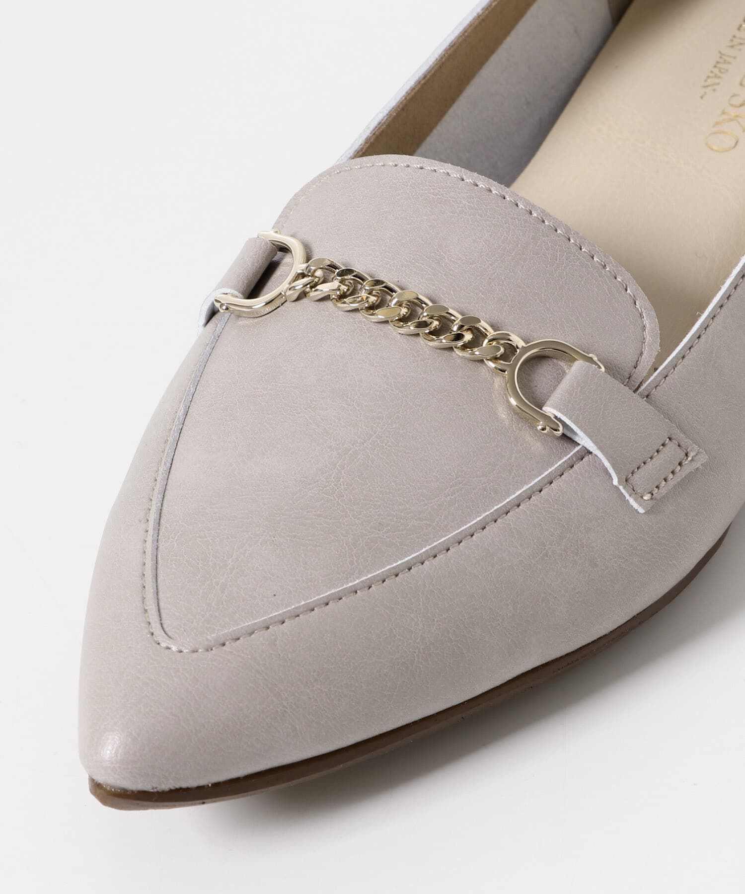 RODE SKO「『MADE IN JAPAN』プチチェーンフラットシューズ」|ローファー|