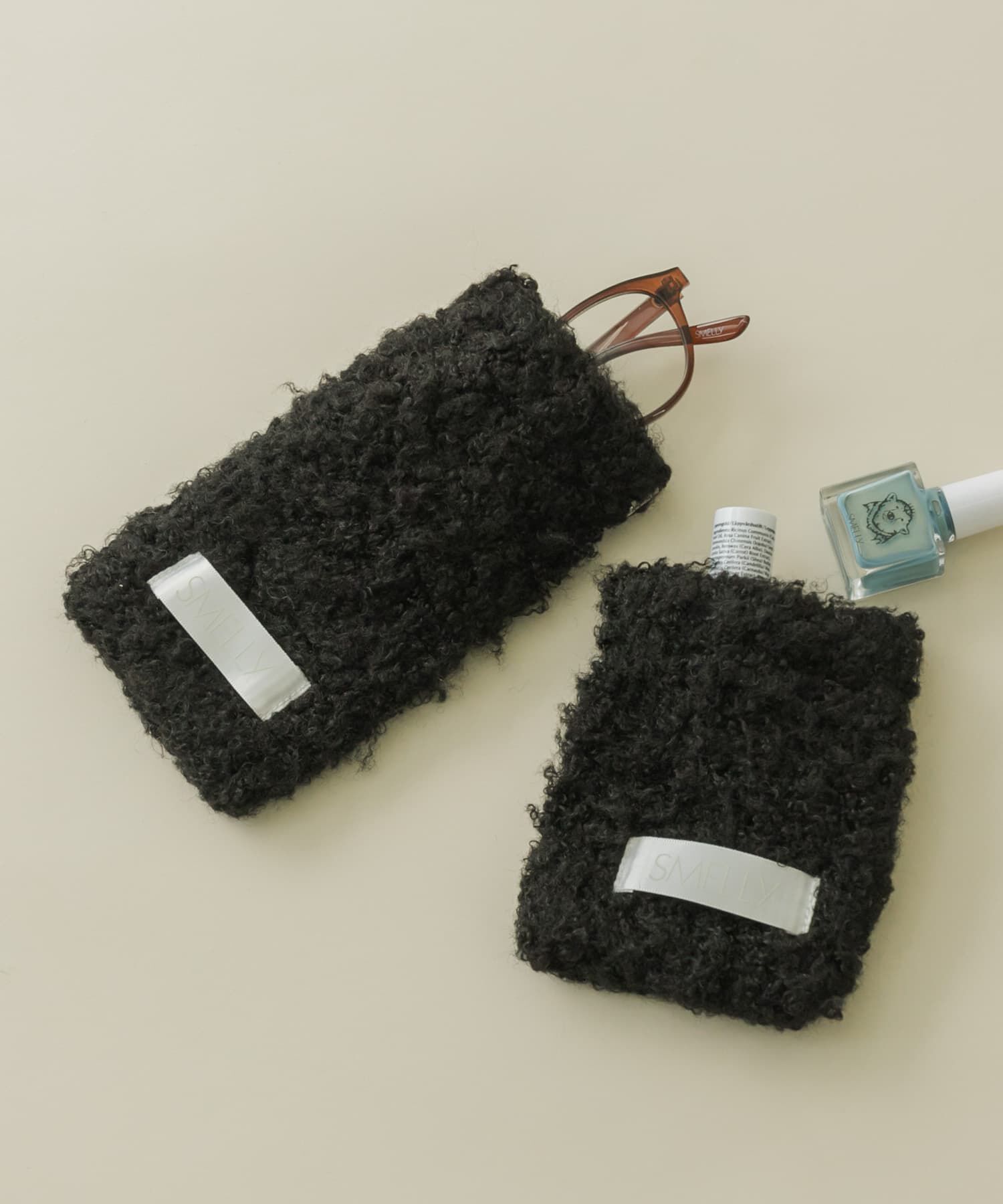 SMELLY「ワンタッチフラットポーチ」|ポーチ|