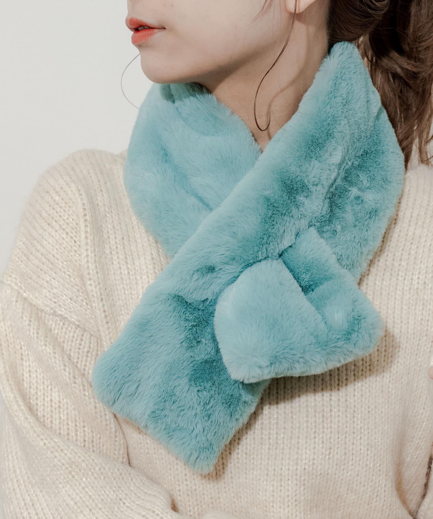 SMELLY「エコファーミニティペット」|マフラー|