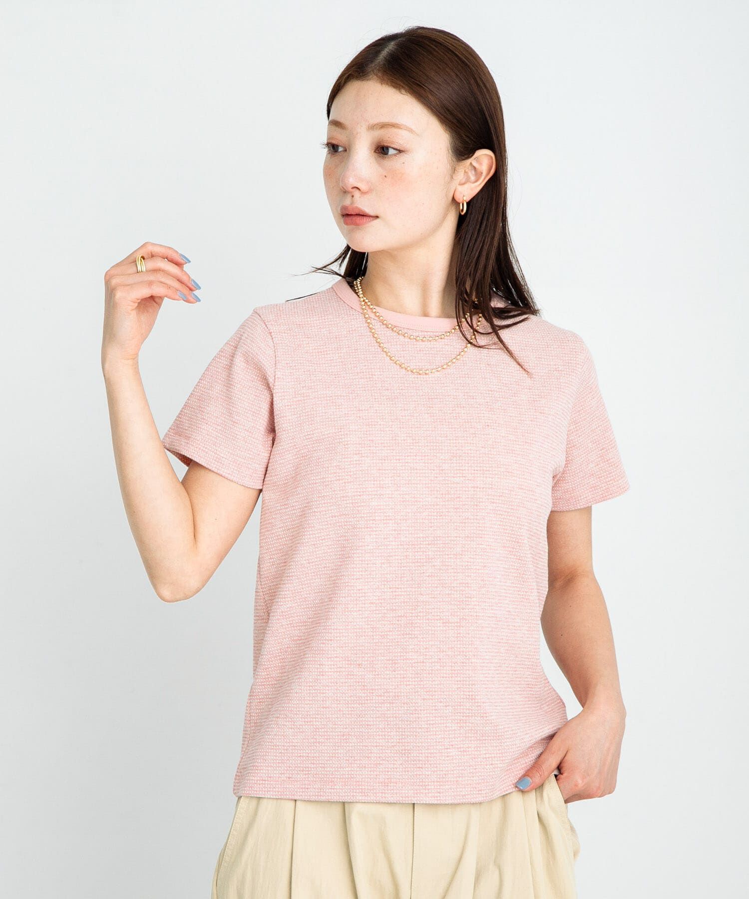 Sonny Label 「JQベーシックコンパクトTシャツ」|Tシャツ・カットソー|