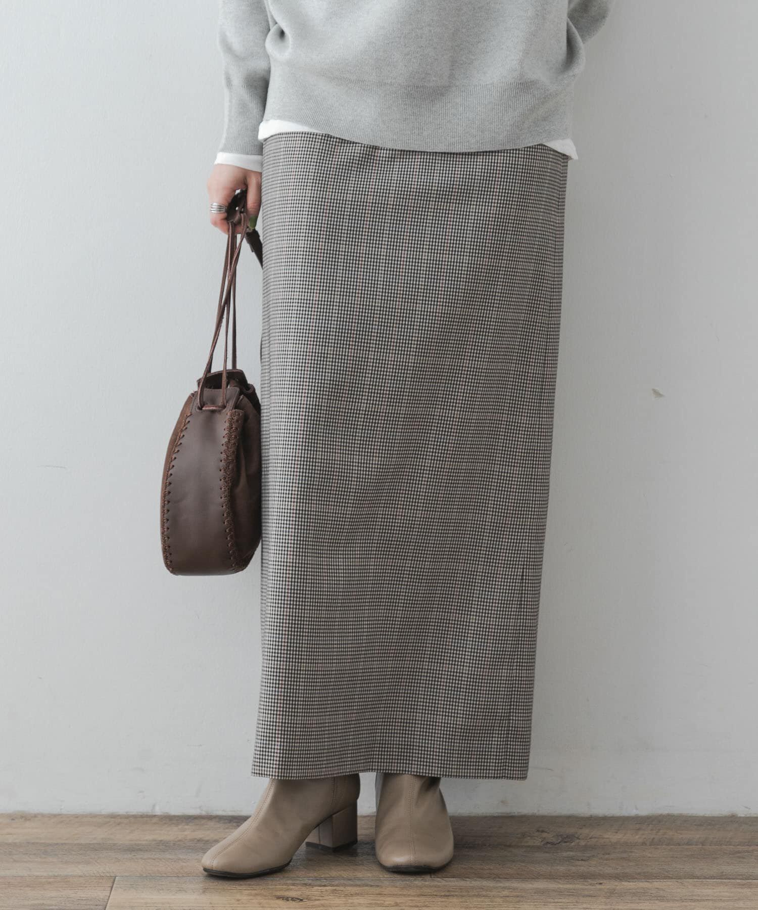 URBAN RESEARCH ROSSO「F by ROSSO　チェックロングスカート&there4;」|スカート|