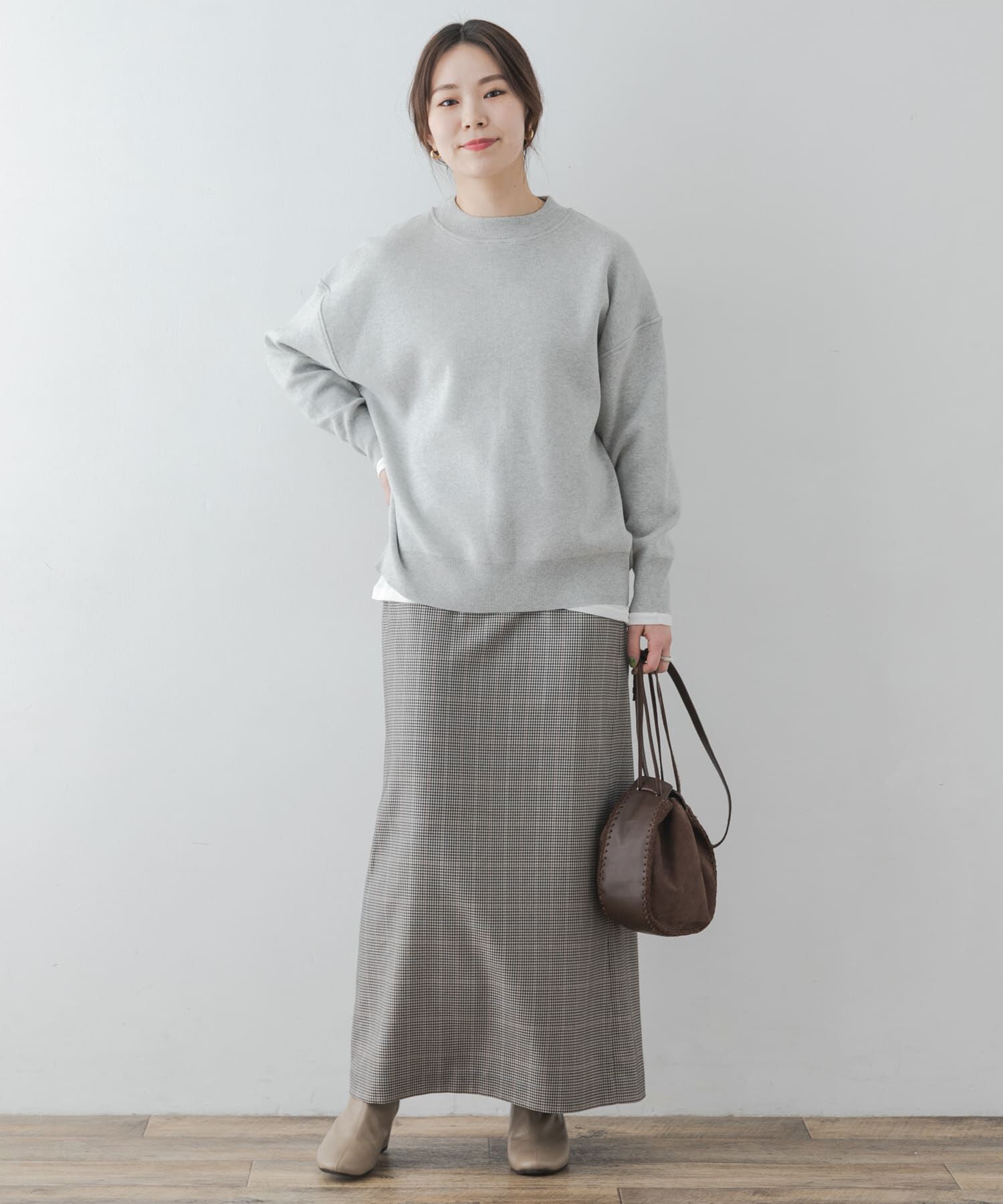 URBAN RESEARCH ROSSO「F by ROSSO　チェックロングスカート&there4;」|スカート|