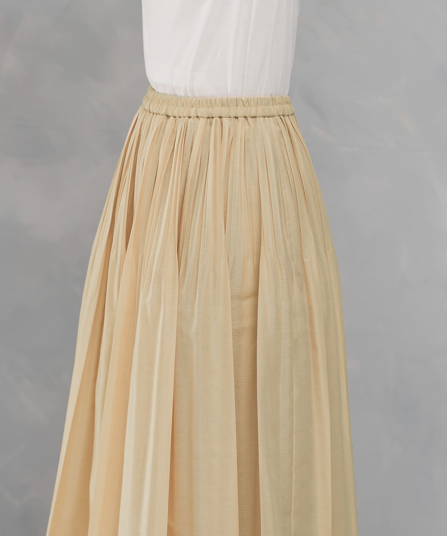 URBAN RESEARCH ROSSO「オーガンジープリーツスカート」|スカート|