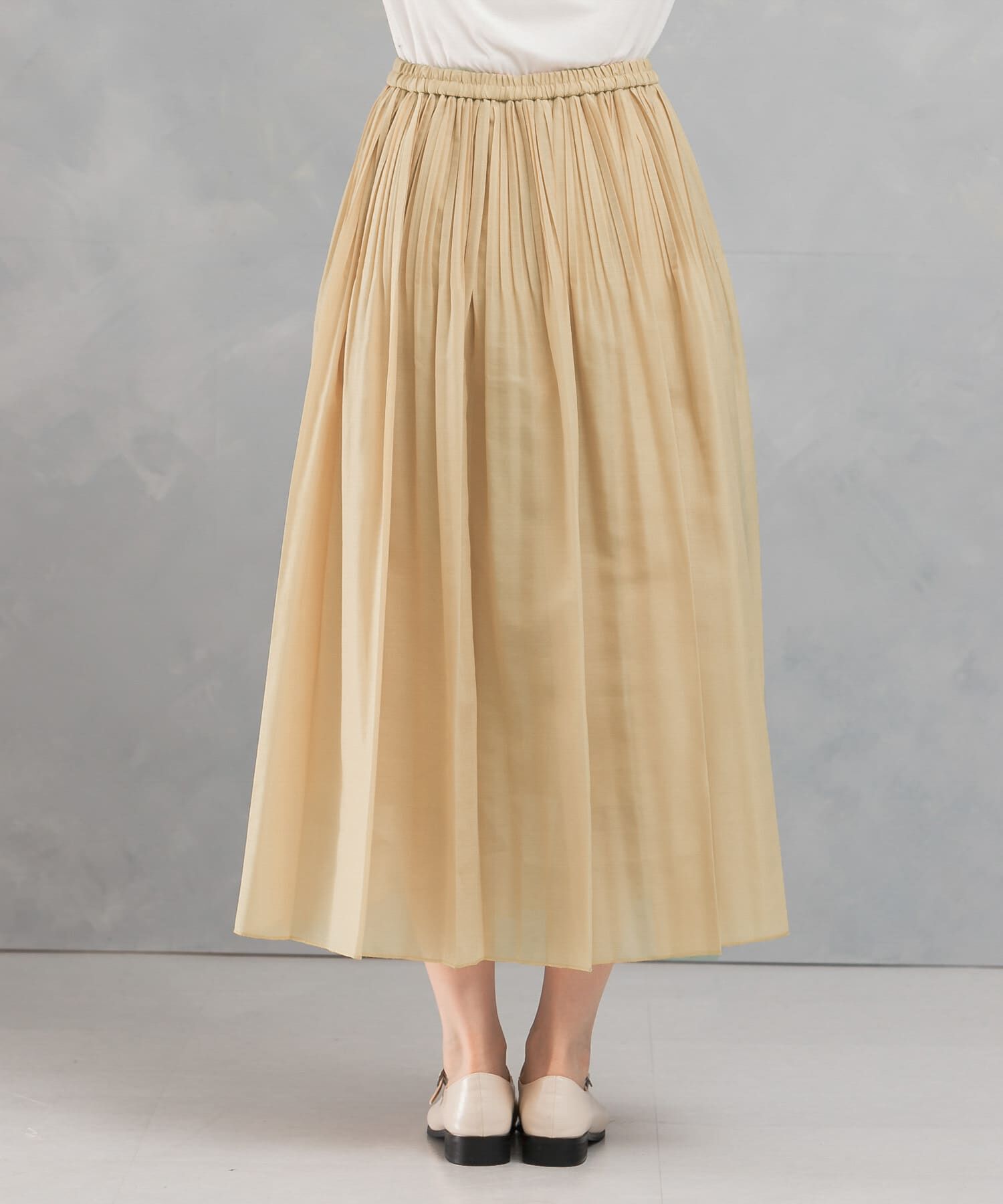 URBAN RESEARCH ROSSO「オーガンジープリーツスカート」|スカート|