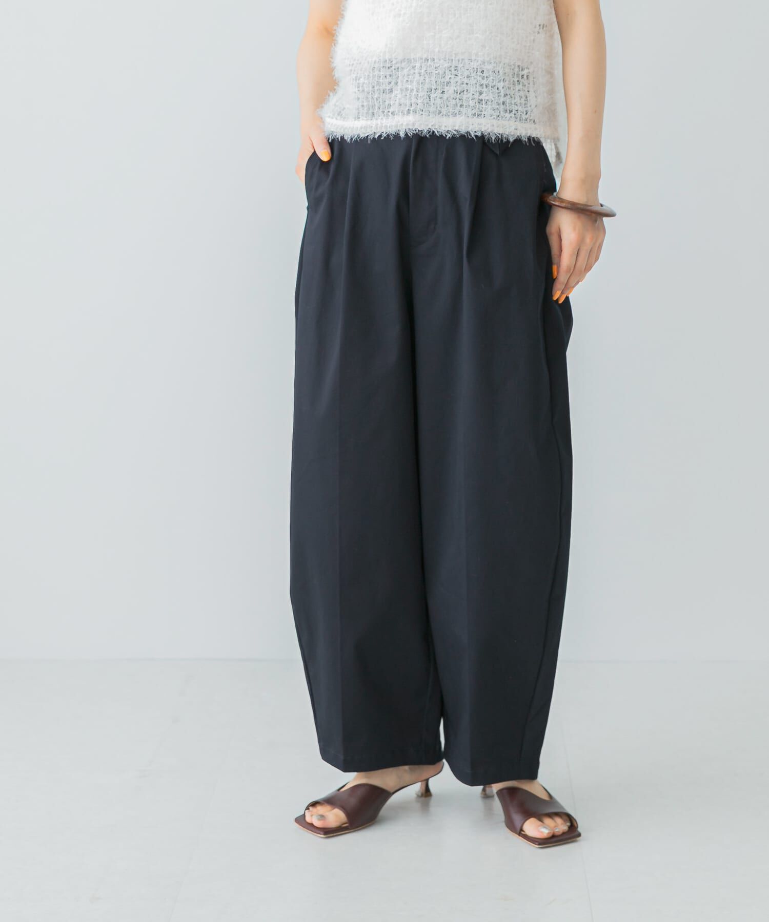 URBAN RESEARCH ROSSO「ストレッチコクーンチノパンツ」|その他|ネイビー