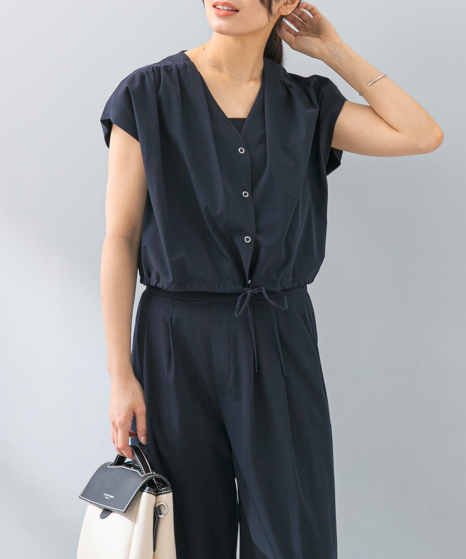 URBAN RESEARCH ROSSO「F by ROSSO　撥水クロップドブラウス+ワイドパンツ」|その他|