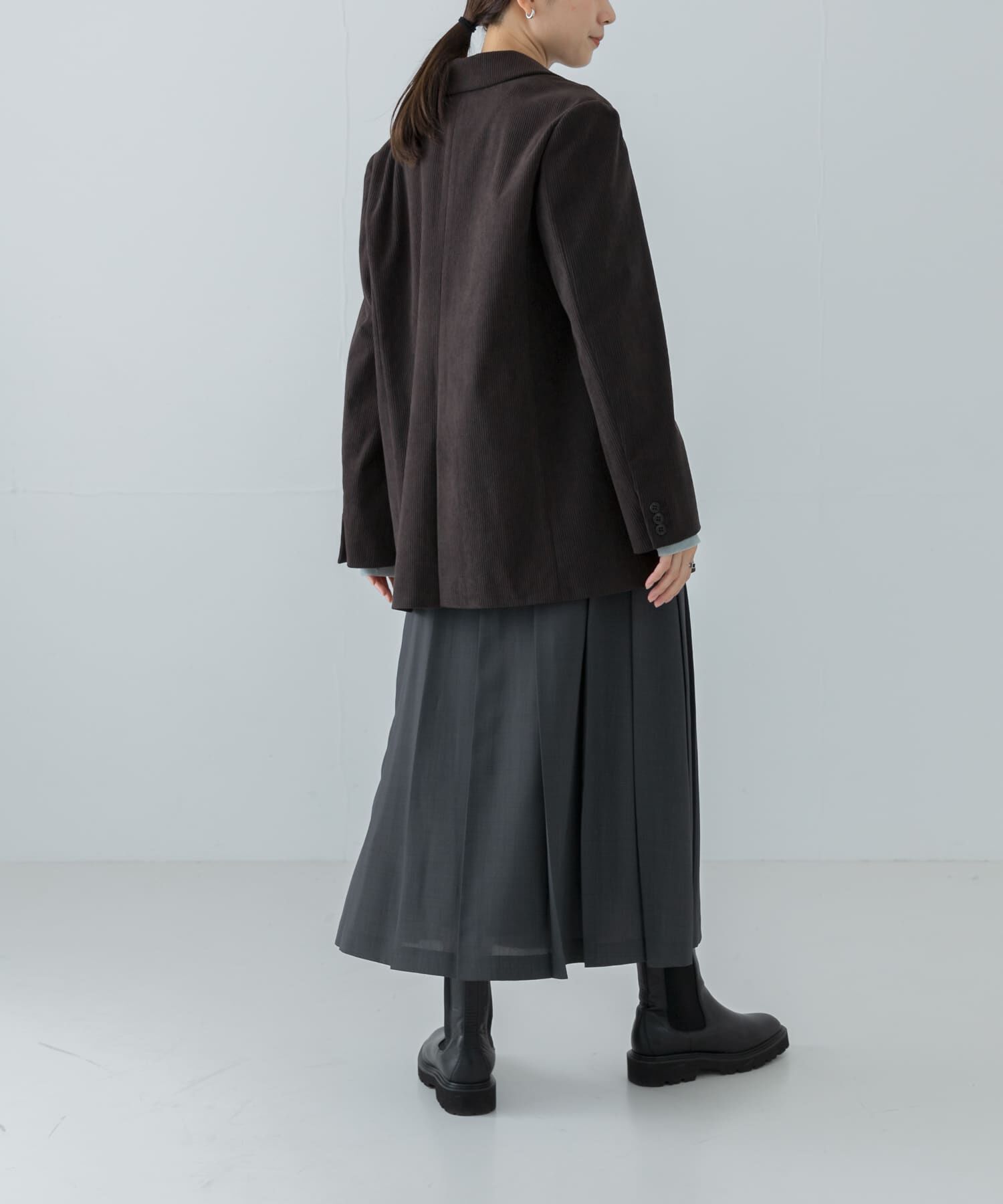 URBAN RESEARCH「梳毛ライクプリーツスカート」|スカート|