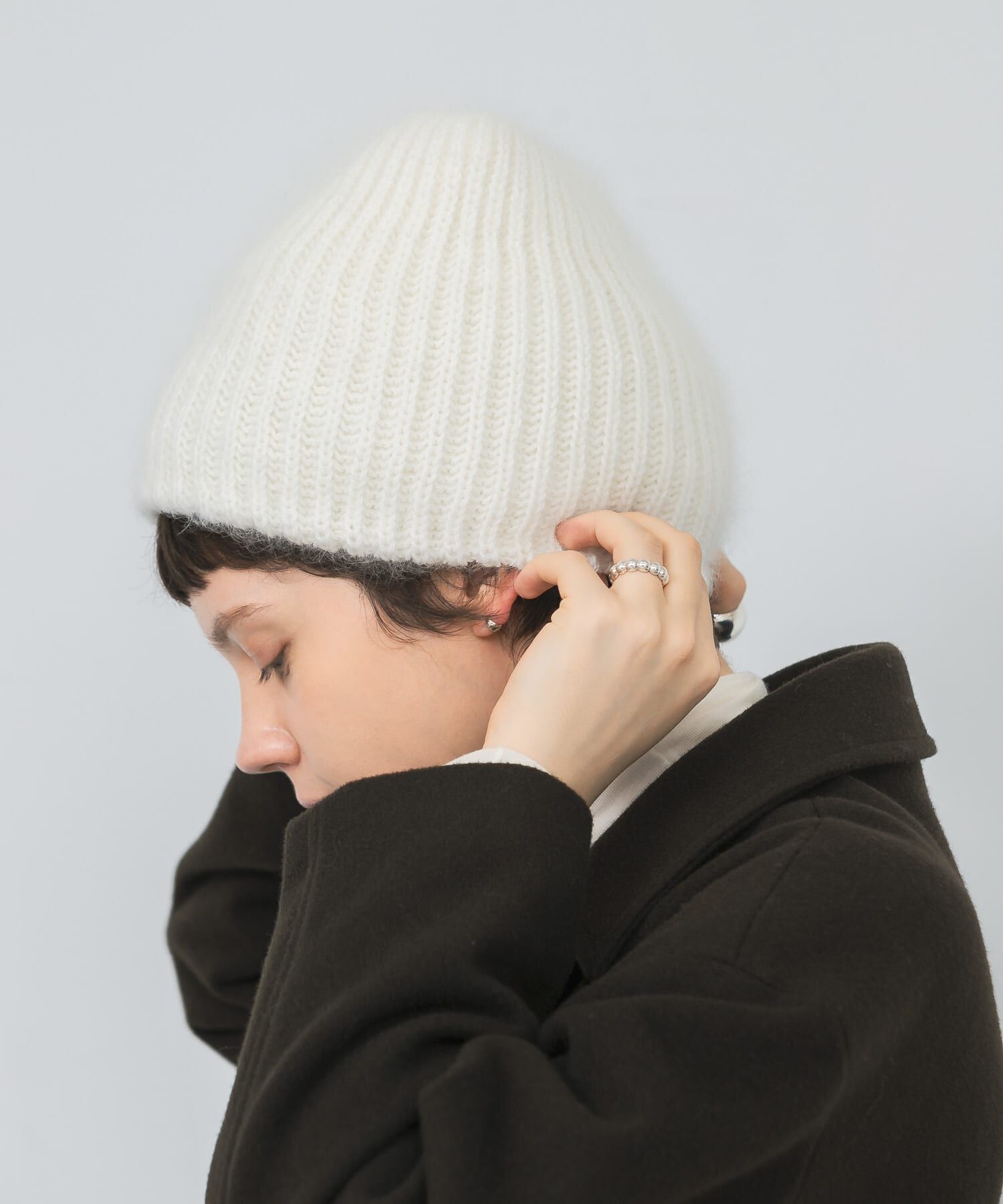 URBAN RESEARCH「Fratelli Talli　ヘアリーニットキャップ」|ニット帽|