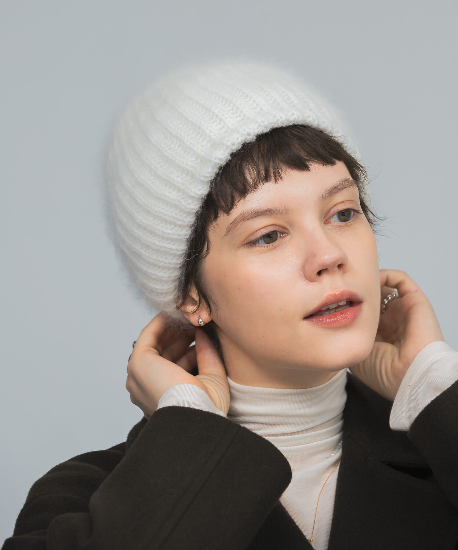 URBAN RESEARCH「Fratelli Talli　ヘアリーニットキャップ」|ニット帽|