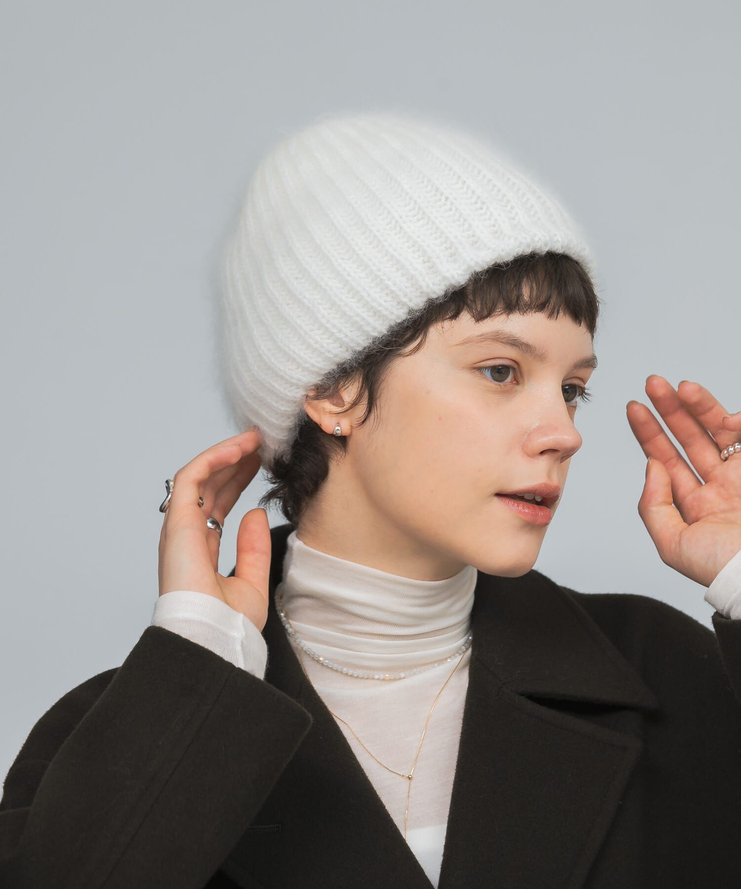 URBAN RESEARCH「Fratelli Talli　ヘアリーニットキャップ」|ニット帽|