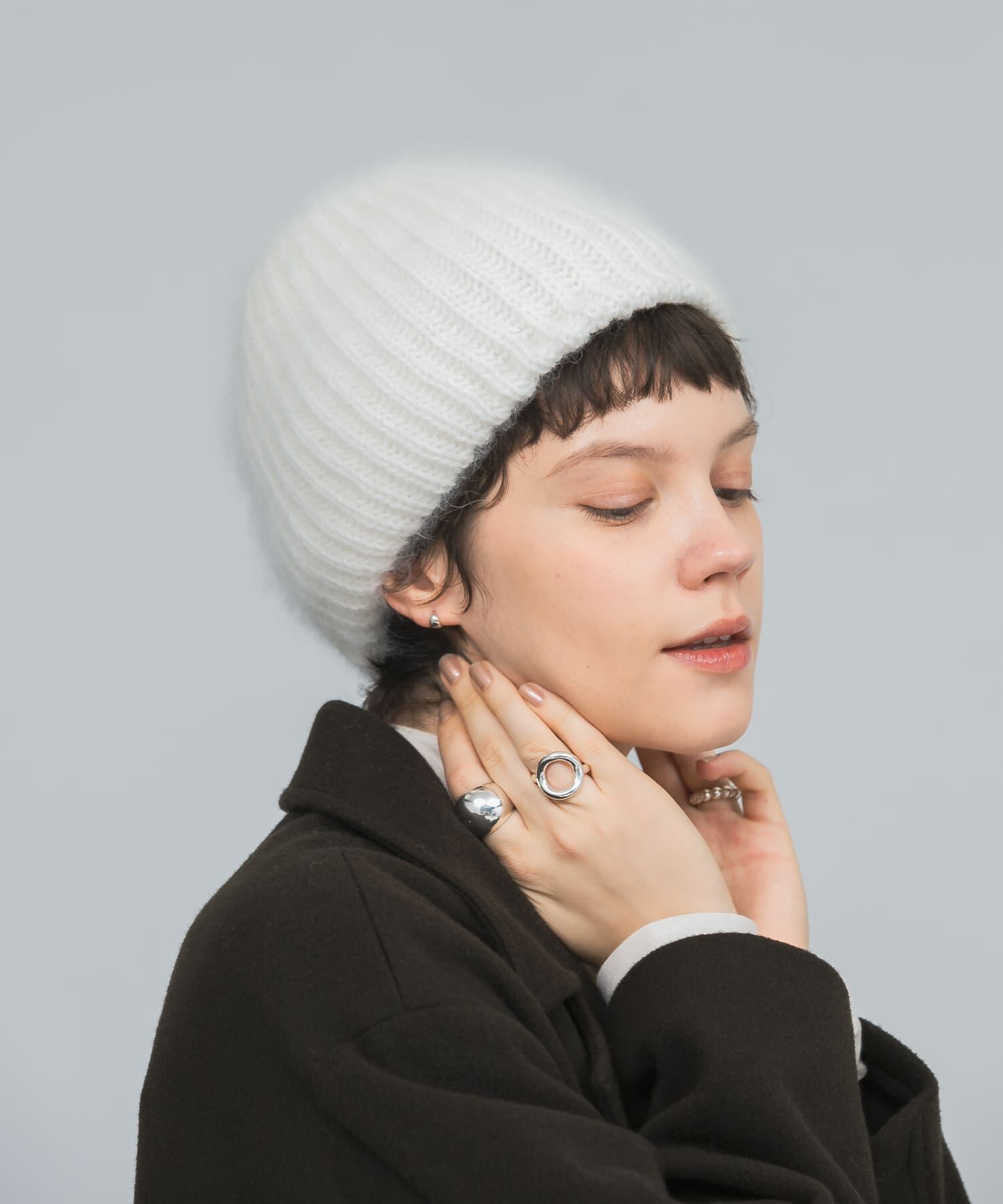 URBAN RESEARCH「Fratelli Talli　ヘアリーニットキャップ」|ニット帽|