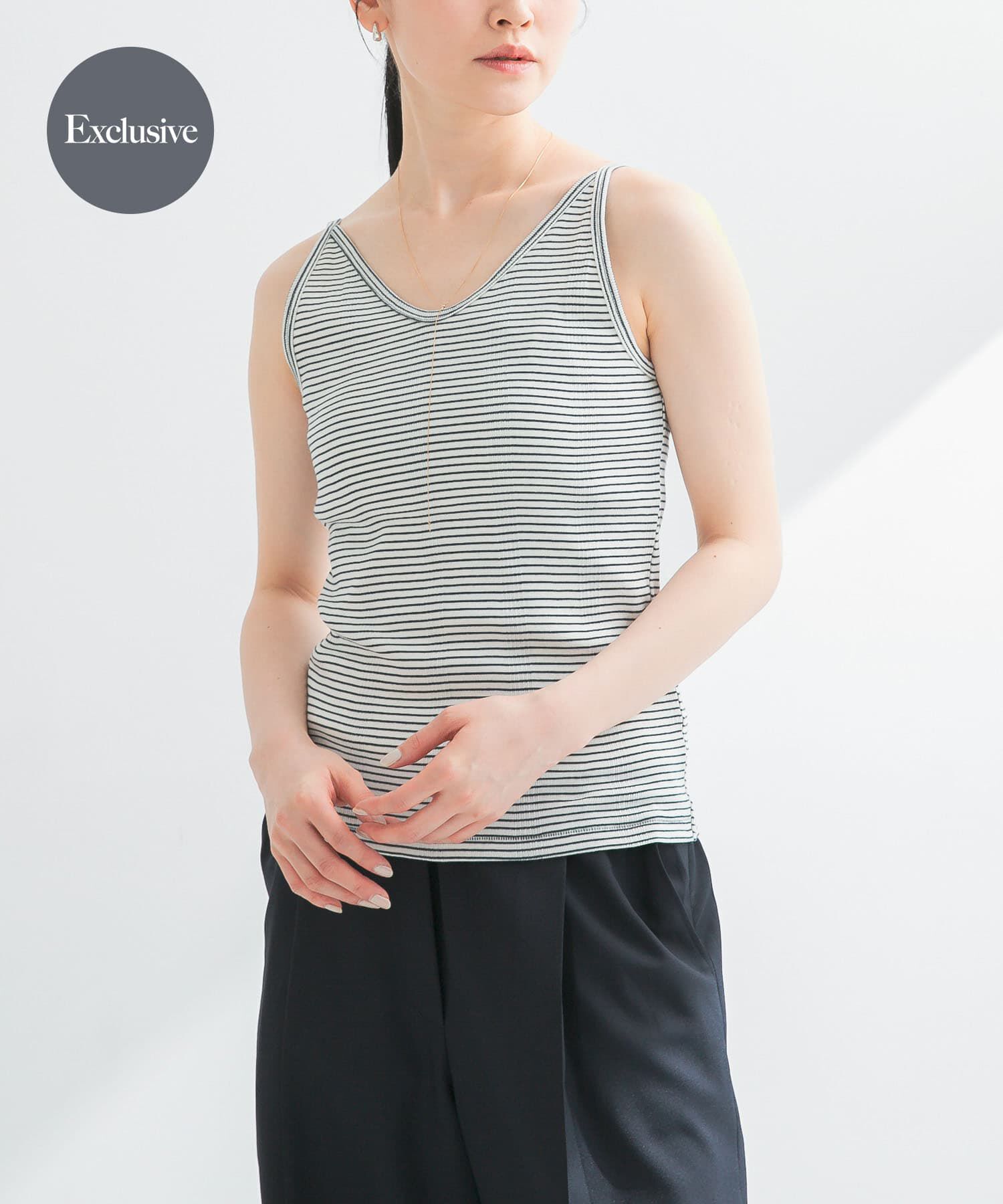 URBAN RESEARCH「『別注』Miller&times;URBAN RESEARCH　Prib Cami tank」|キャミソール|ブルー系その他
