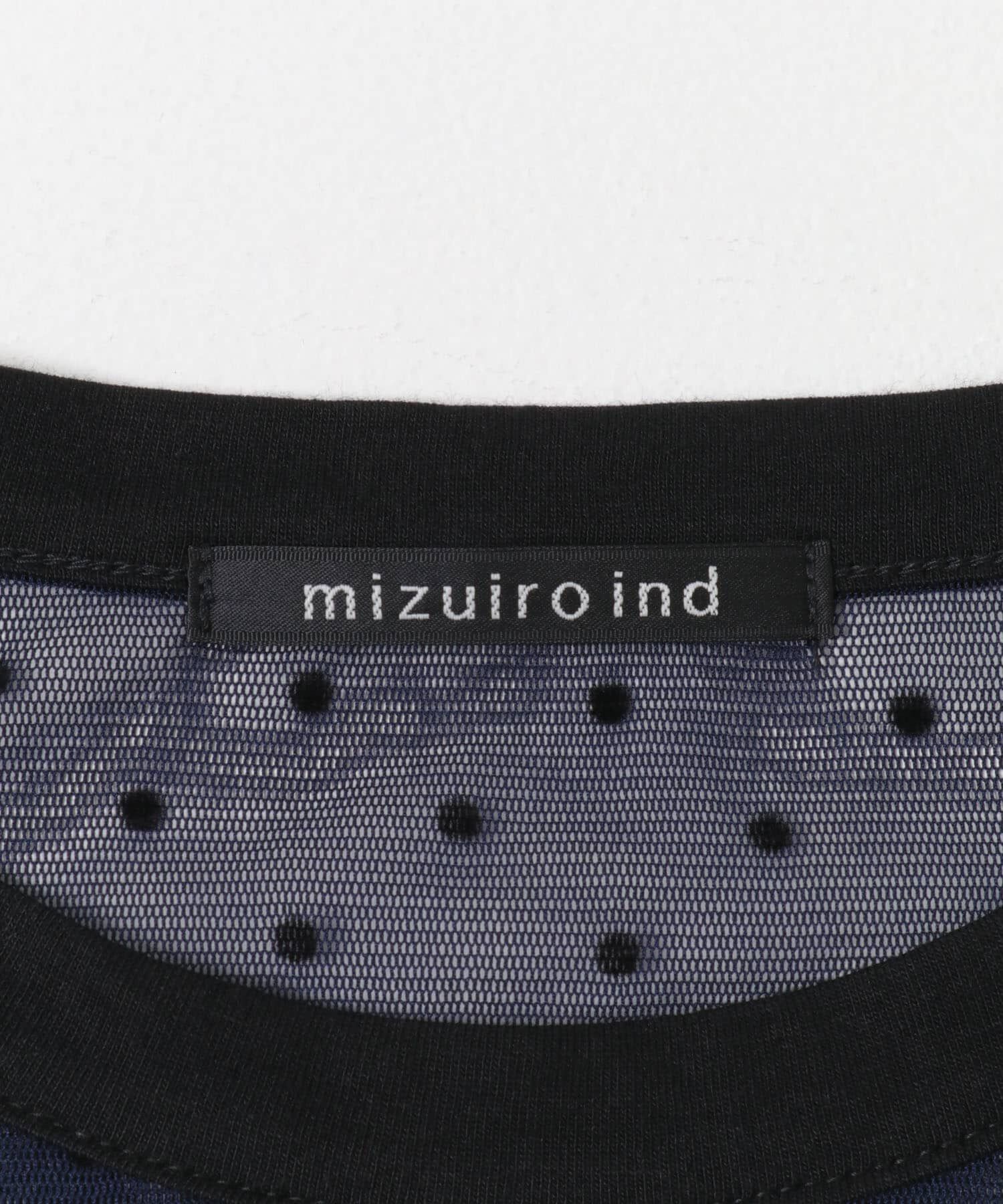 URBAN RESEARCH DOORS「mizuiro ind　mesh dots crew neck pullover」|Tシャツ・カットソー|