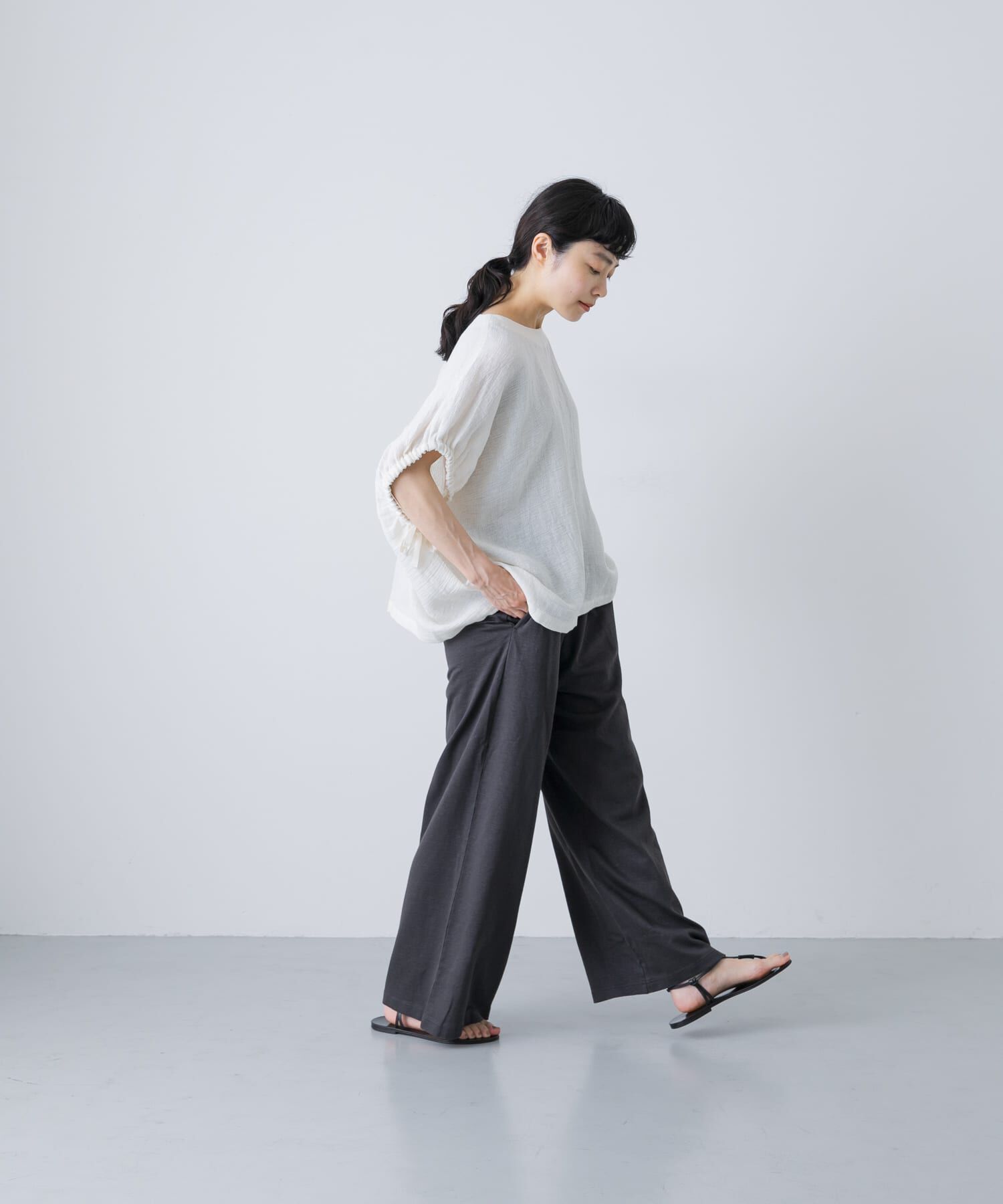 かぐれ「リネンカットイージーパンツ」|その他|