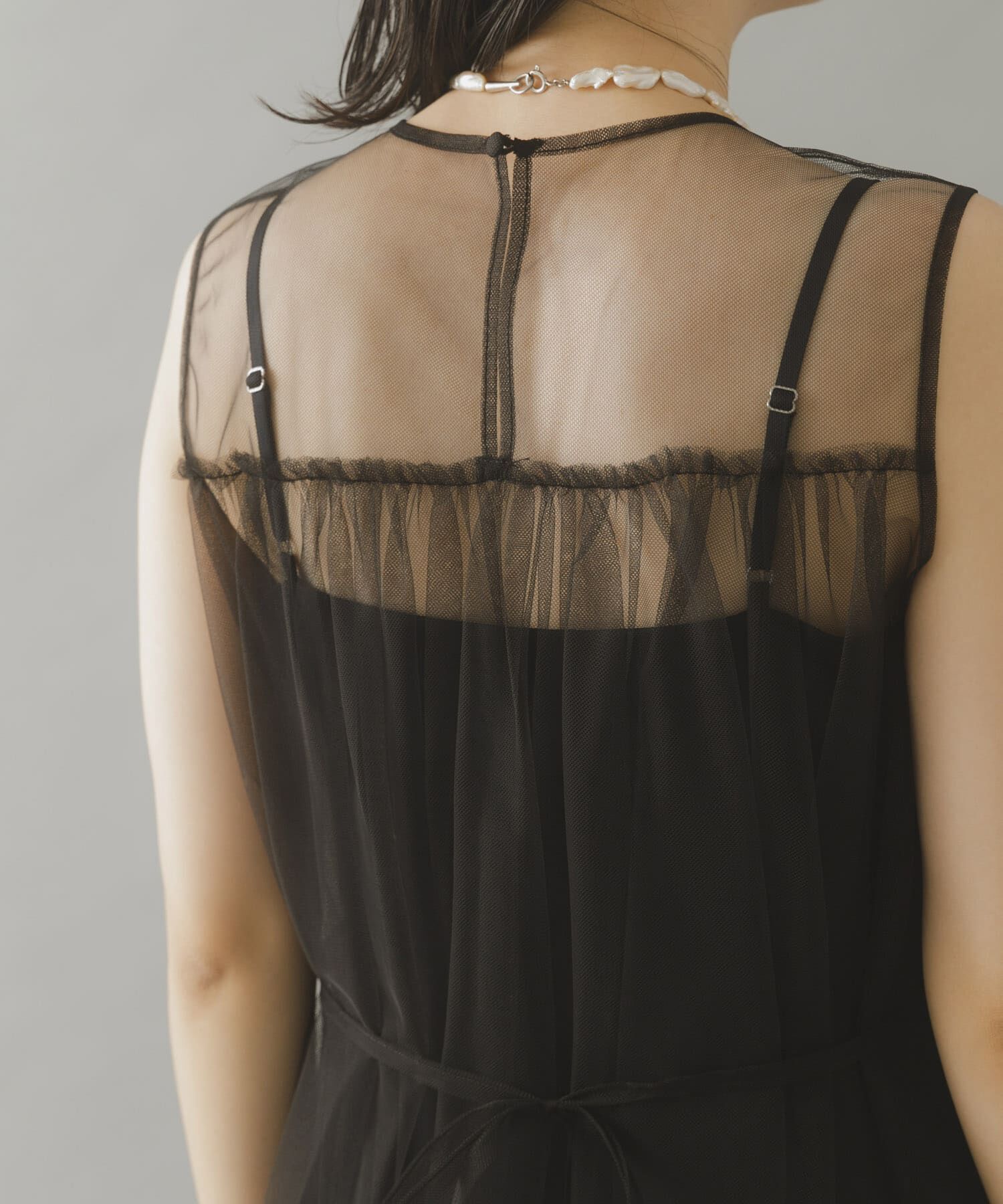 URBAN RESEARCH ROSSO「ベストセットチュールドレス」|ワンピース|