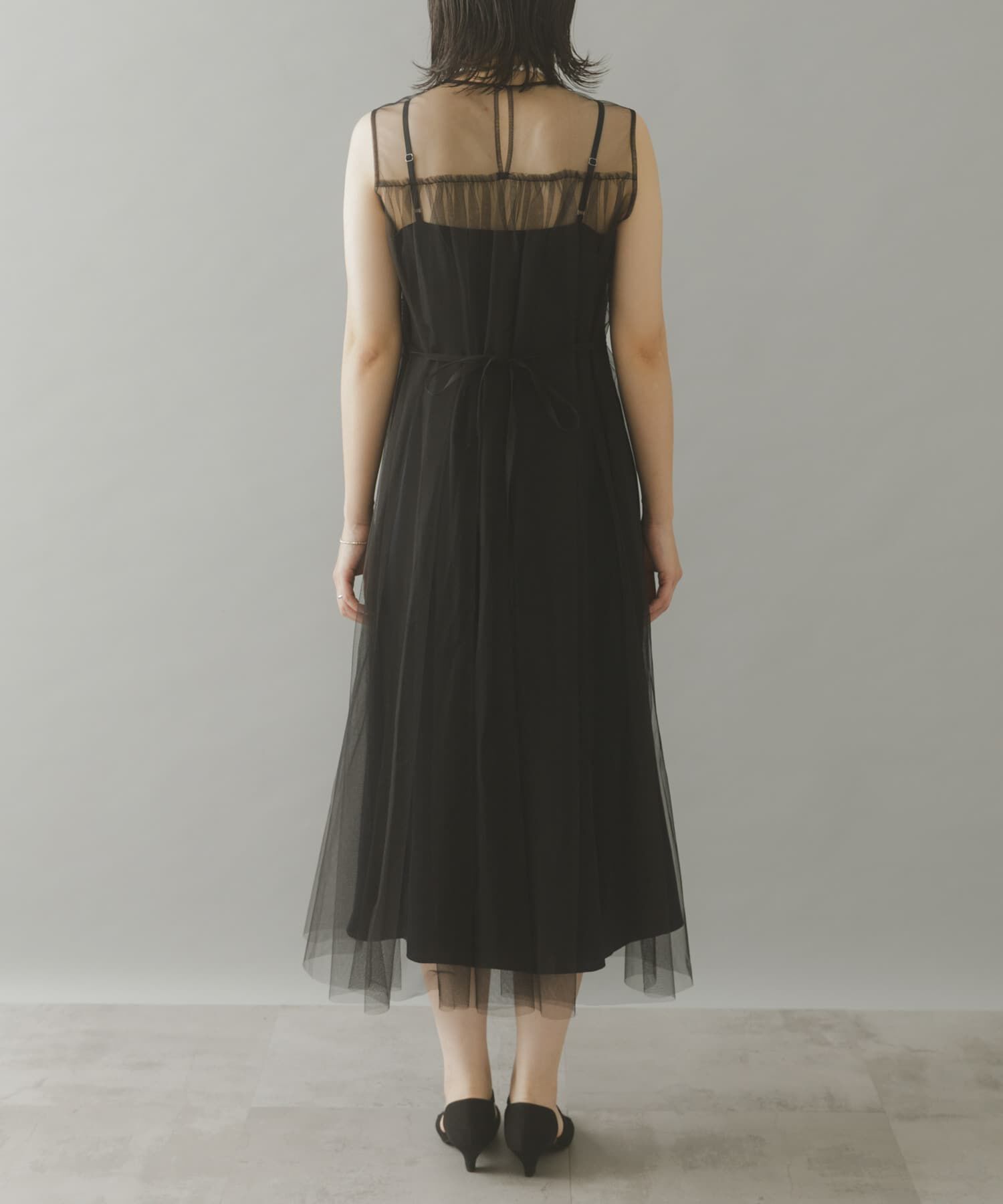 URBAN RESEARCH ROSSO「ベストセットチュールドレス」|ワンピース|