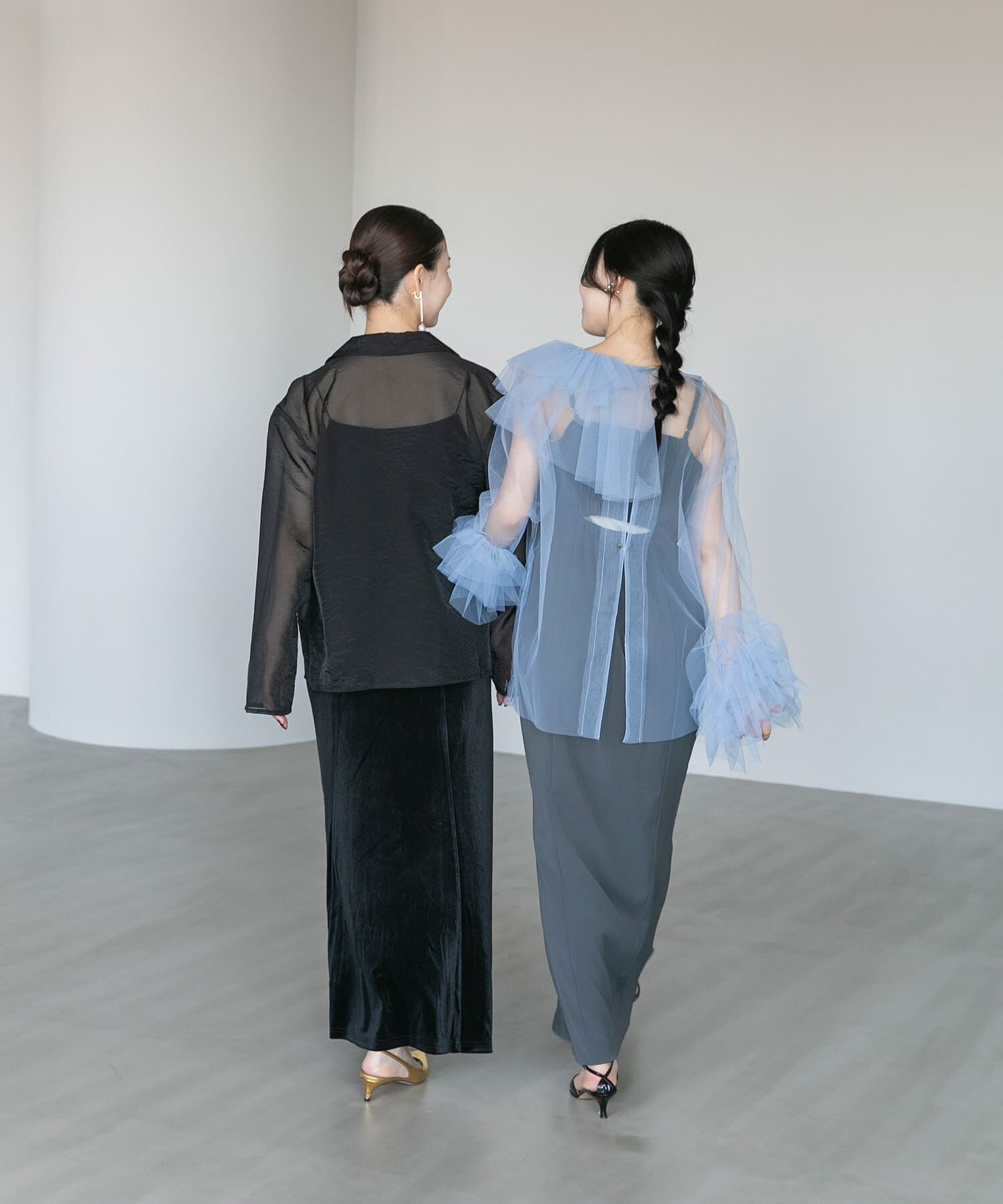 URBAN RESEARCH ROSSO「ANDRESD　blooming tulle dress」|ワンピース|