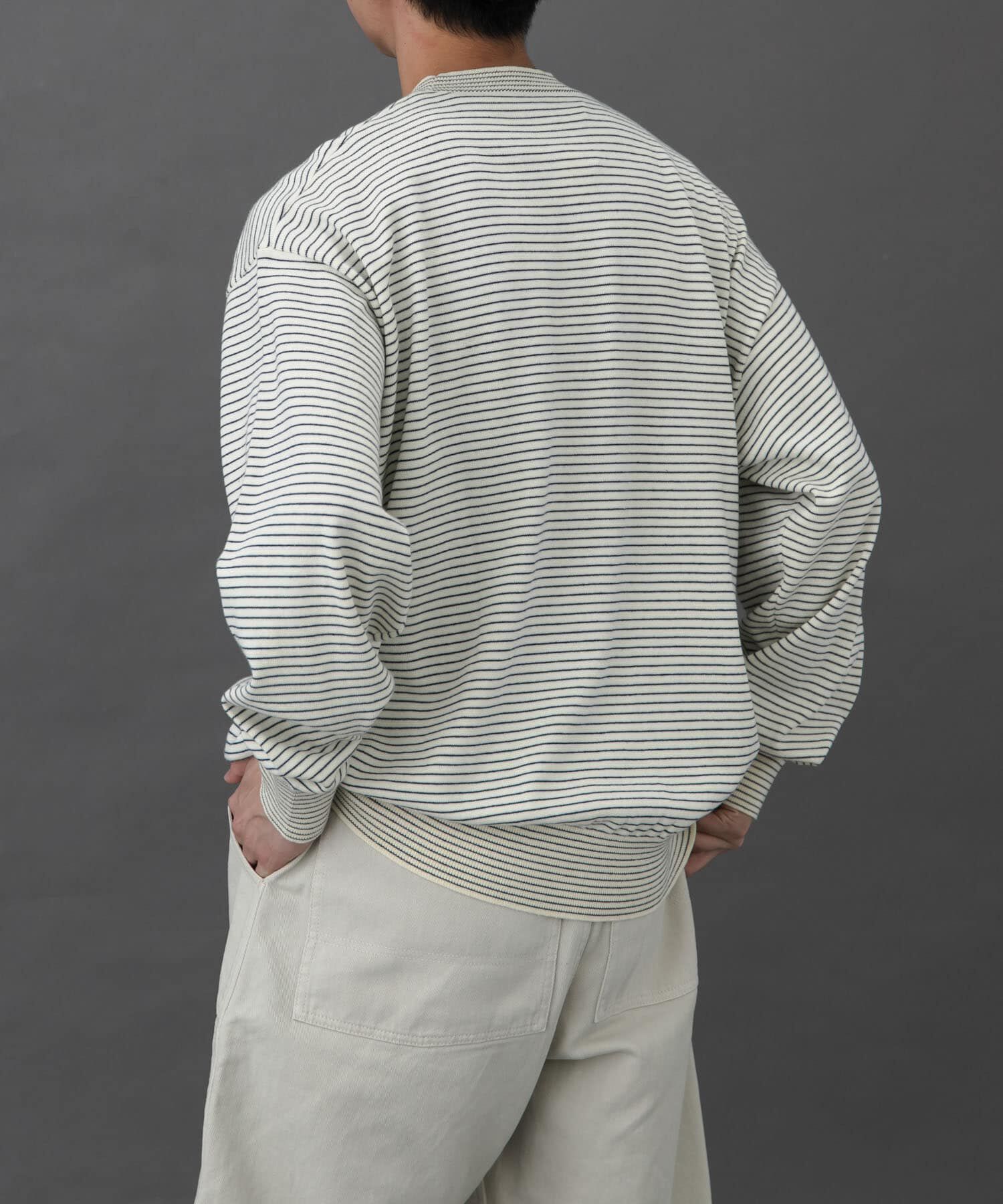 URBAN RESEARCH DOORS「FORK&SPOON　ボーダークルーネックニット」|ニット・セーター|