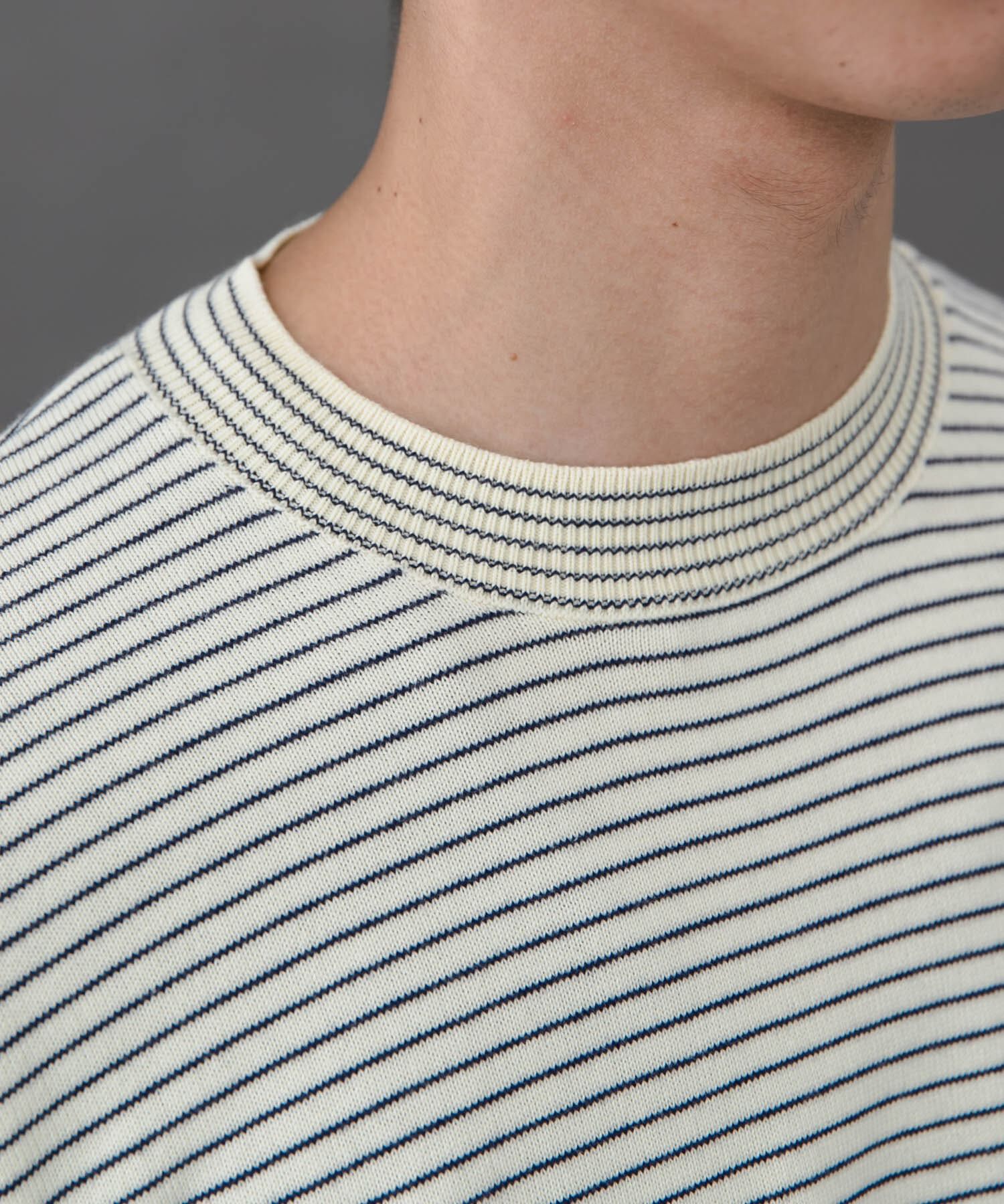 URBAN RESEARCH DOORS「FORK&SPOON　ボーダークルーネックニット」|ニット・セーター|